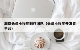 临清湖南头条小程序制作团队（头条小程序开发者平台）